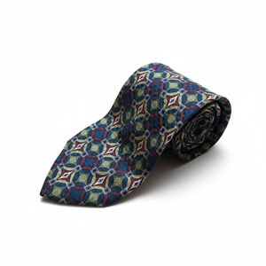 Jos A Bank Premier Collection Men’s Silk Tie Red Blue Designer